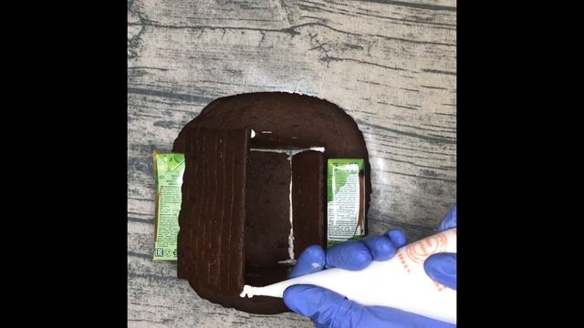 Пряничный домик как в сказке + Трафарет??.mp4