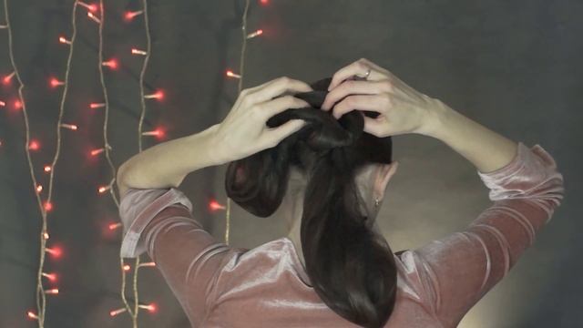 Красивая и легкая Прическа За 5 минут! На длинные и средние волосы. смотреть онлайн