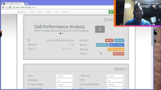 Aternos - Free Minecraft Server Hosting смотреть онлайн