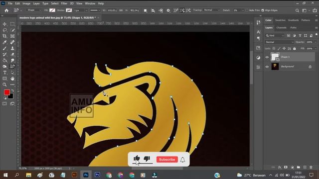 Easy Trace in photoshop - Cara mudah Trace Terbaru #photoshoptrace смотреть онлайн