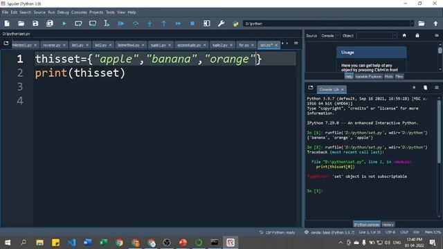 Set in Python | What is set in Python | Python Programming in Hindi #47 смотреть онлайн