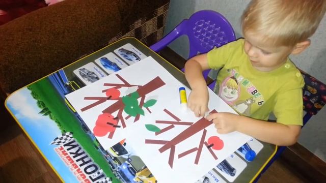 детское творчество ,аппликация на тему осень смотреть онлайн