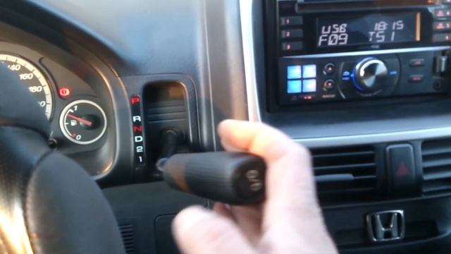 Переключение рычага АКПП на HONDA CR-V II. смотреть онлайн
