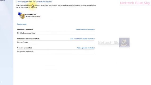 55 Credential Manager Part - 2 Control Panel смотреть онлайн