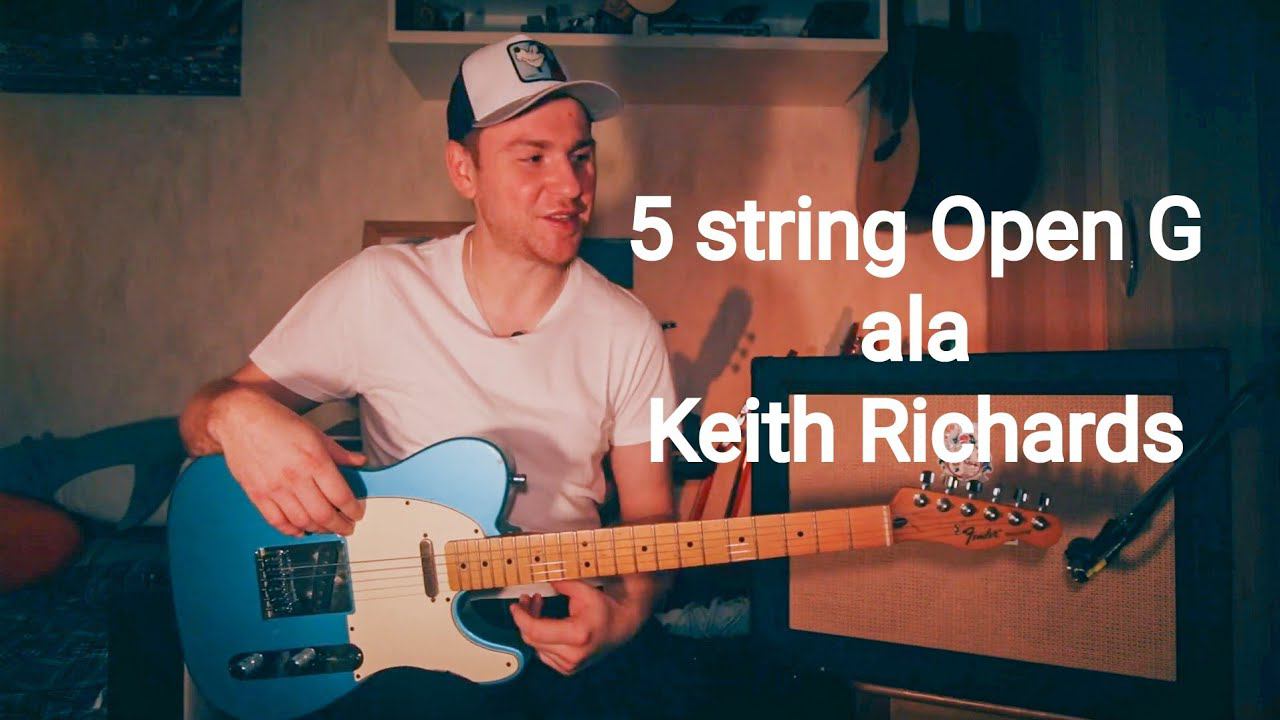 Строй GDGBD "5 string Open G" Альтернативные строи для гитары ч. 36 Keith Richards смотреть онлайн