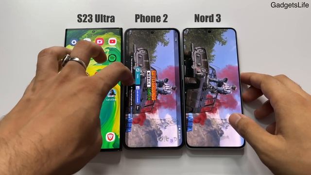 Samsung S23 Ultra vs Nothing Phone 2 vs OnePlus Nord 3 Ultimate Speed Test? SURPRISING! ? (HINDI) смотреть онлайн