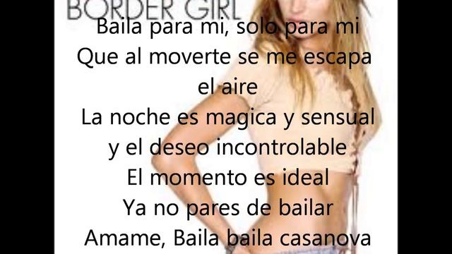 Baila Casanova--Paulina Rubio