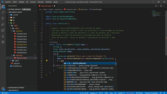 Aula 10 - Exercício com BufferedReader смотреть онлайн