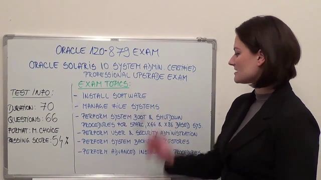 1Z0-879 - Oracle Solaris10 Test System Exam Upgrade Questions смотреть онлайн