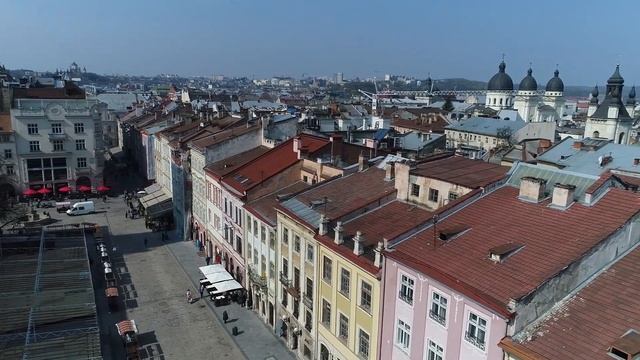 Львов, площадь "Рынок". смотреть онлайн