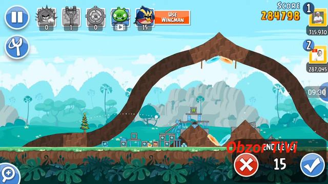 Прохождение уровней Angry Birds Friends от 23 февраля 2017. смотреть онлайн