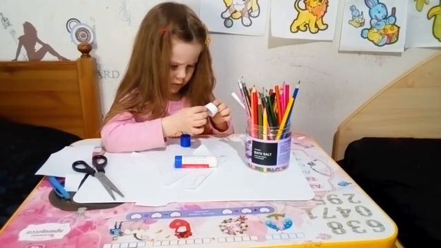 Поделка. Делаем зайца из бумаги смотреть онлайн
