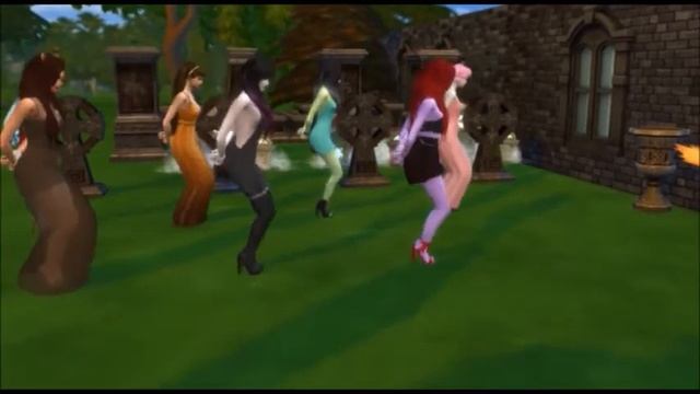 the sims 4| happy Halloween| dance mod смотреть онлайн