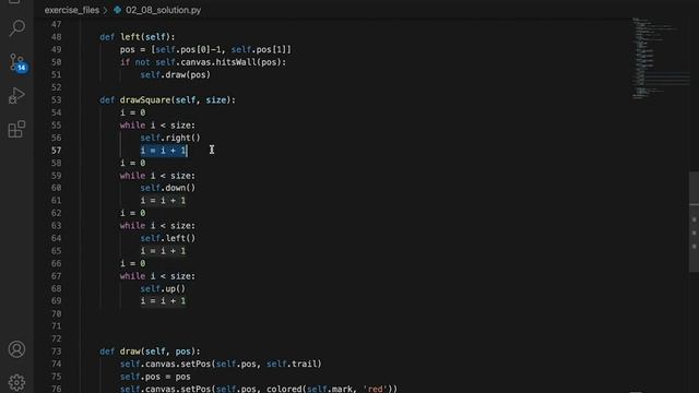Solution Its hip to be square | Python Essential Training смотреть онлайн