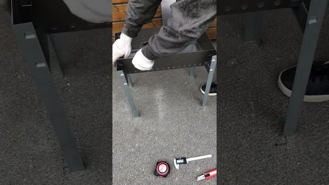 Мангал разборный из толстой стали 1.5мм обзор смотреть онлайн