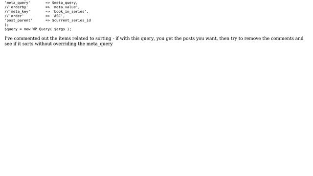 Wordpress: Way to include posts both with & without certain meta_key in args for wp_query? смотреть онлайн