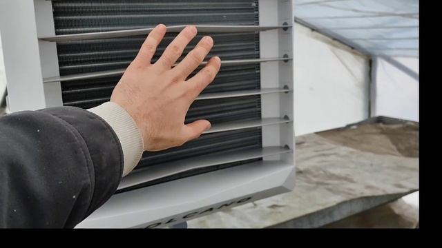 Отопление теплицы водяным тепловентилятором VOLCANO смотреть онлайн