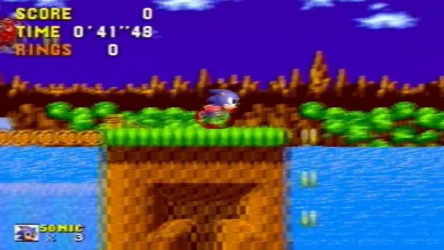 An Ordinary Sonic ROM Hack - Green Hill Zone Playthrough смотреть онлайн