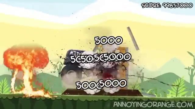 Надоедливый Апельсин vs Злые Птицы МАЛЕНЬКОЕ ЯБЛОЧКО смотреть онлайн