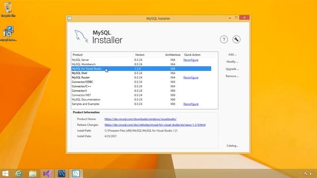 Connecting MySQL To Visual Studio 2019