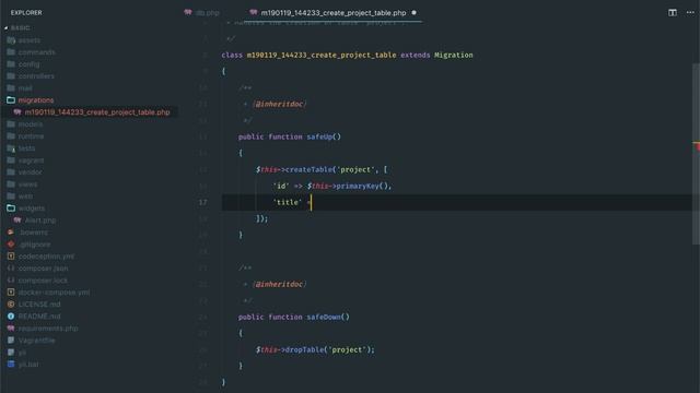 Yii2 Databases and Migrations смотреть онлайн
