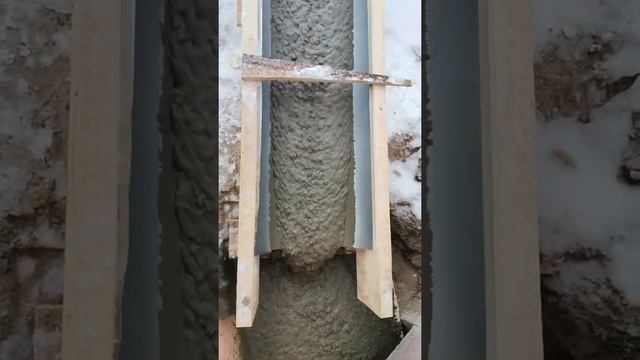 Лоток для бетона из кровельного конька за 1500руб.