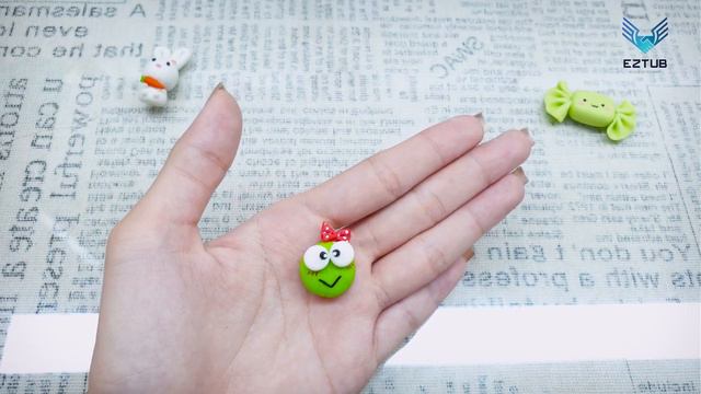 Make a simple clay frog clay frog with big eyes and bows смотреть онлайн