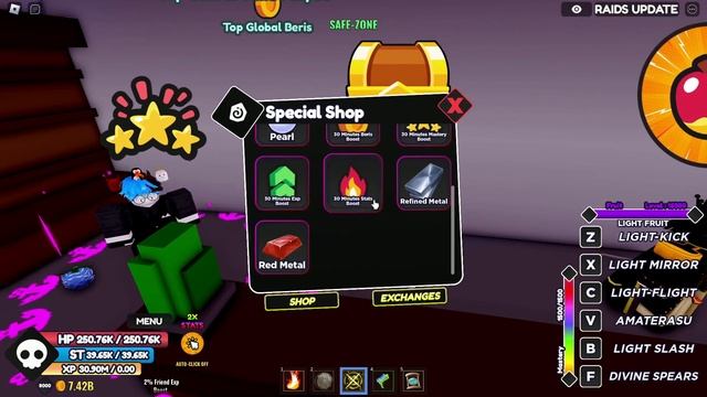 AWAKEN LIGHT FRUIT SHOWCASE IN ONE FRUIT SIMULATOR смотреть онлайн