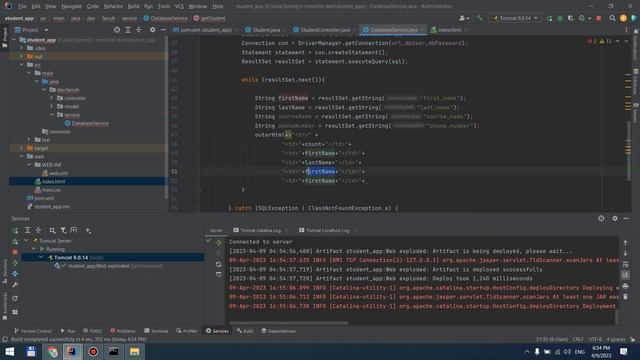 Java Servlet ,JDBC PostgreSQL yordamida kichik loyiha.2-dars(davomi). смотреть онлайн