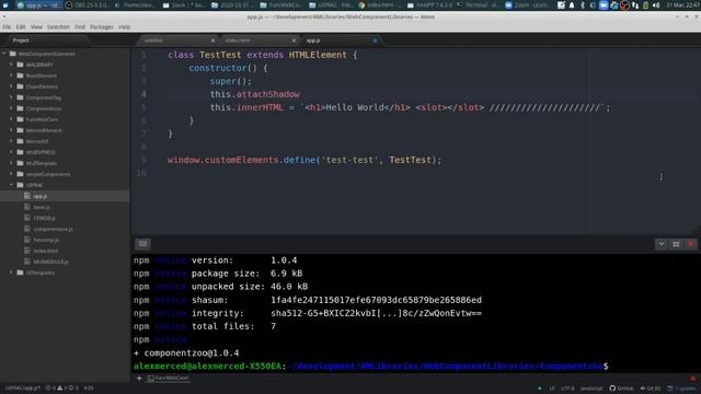 AM Coder - Web Component Basics - (HTMLElement, shadowDom, Slots, styling Slotted Elements) смотреть онлайн