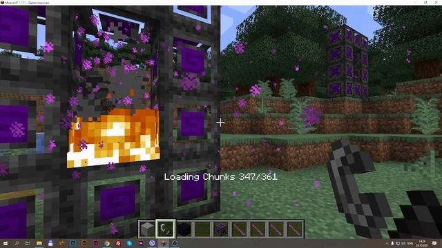 ОБЗОР МОДА immersive portals В МАЙКНРАФТ | immersive portals minecraft смотреть онлайн