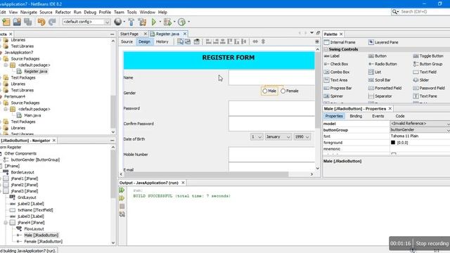 [MPF-3] Basic Java Swing Button Group Netbeans смотреть онлайн