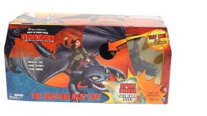How To Train Your Dragon Fire Breathing Night Fury Figure