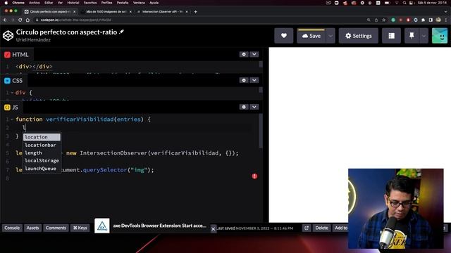 Detecta cuando un elemento es visible con Intersection Observer y JavaScript смотреть онлайн