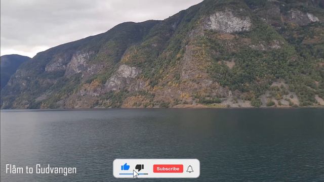 Flåm to gudvangen Fjord cruise || Nærøyfjord - Norway смотреть онлайн