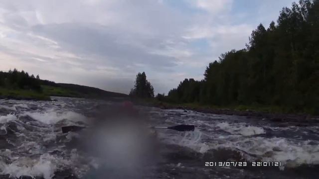 река Кереть. порог Керетский (Морской) смотреть онлайн