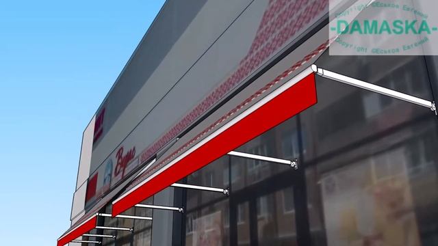 Витринные маркизы магазин Верас