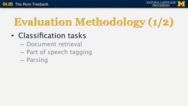 Lecture 26 — The Penn Treebank - Natural Language Processing | University of Michigan смотреть онлайн