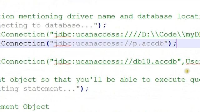 Database Connectivity in Java with MS Access смотреть онлайн