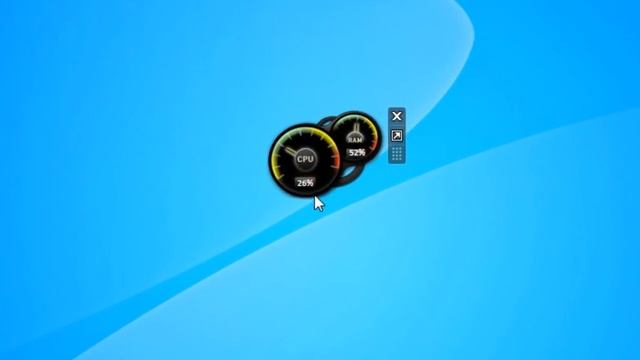 CPU Meter 3 Widget for Windows 7 смотреть онлайн