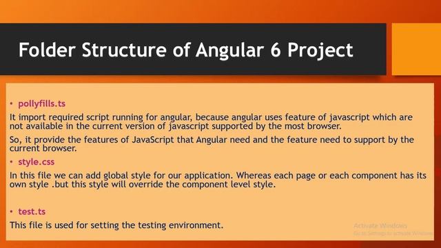 file and folder structure of angular 7 project |Part-3 |angular 6 tutorial смотреть онлайн