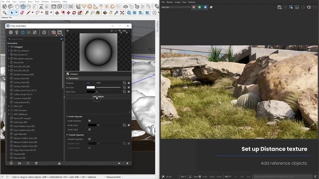 V-Ray 6 for SketchUp — Refine texture placement with Distance texture смотреть онлайн
