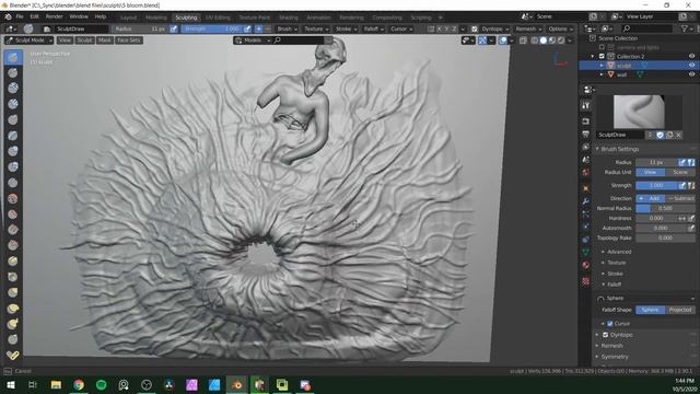 Annihilation Sculpting Timelapse (With Narration) || Blender 2.90 смотреть онлайн