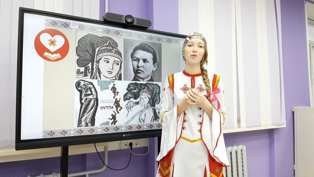 Безбородова Екатерина читает отрывок из поэмы К. Иванова "Нарспи" смотреть онлайн