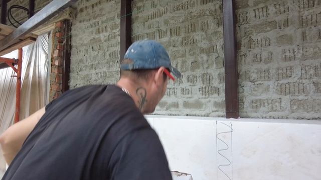 Реконструкция фасадов очень сложного дома, утепление пенопластом 150-360мм с клинкерной плиткой смотреть онлайн