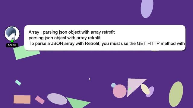 Array : parsing json object with array retrofit смотреть онлайн