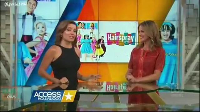 Behind The Scenes Of Hairspray Live! With Derek Hough & Access Hollywood
