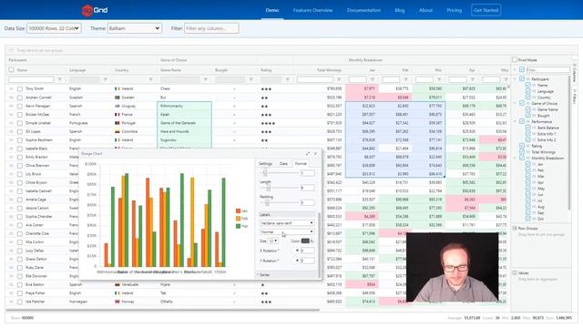 ag-Grid - The Best JavaScript Grid in the World! смотреть онлайн