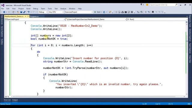 max of 2 numbers in c# смотреть онлайн