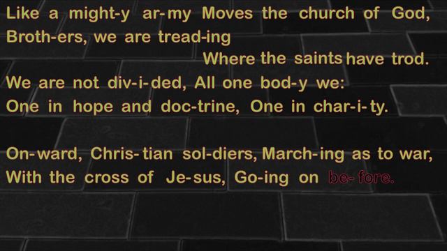 Onward Christian Soldiers - ST. GERTRUDE - Arthur Sullivan смотреть онлайн